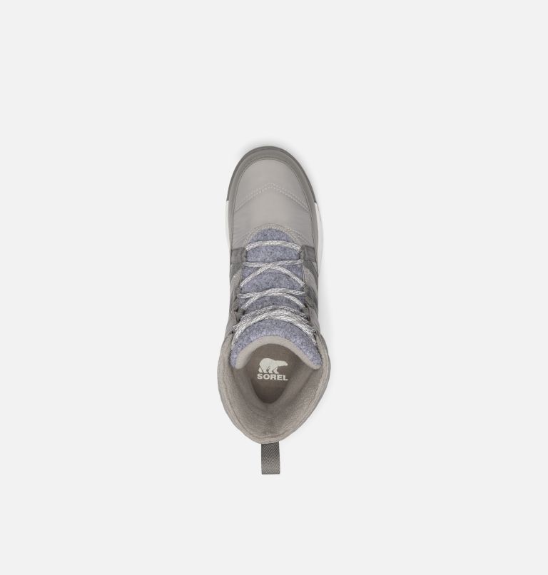 Women's WHITNEY II PLUS LACE Waterproof Snow Boots, Color: Chrome Grey, Quarry, image 5