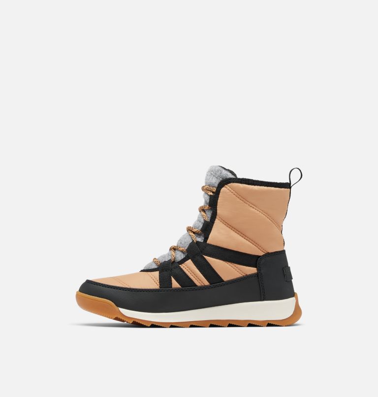 Women's WHITNEY II PLUS LACE Waterproof Snow Boots, Color: Tawny Buff, Black, image 4