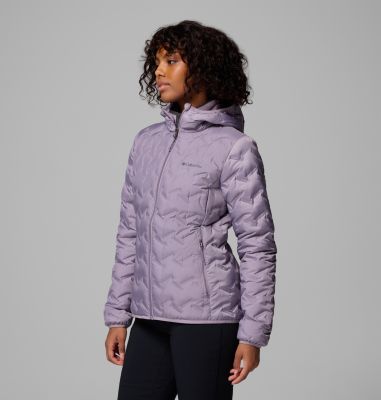 Chaqueta de plumón con capucha Delta Ridge para mujer, Color: Shale Purple, image 8
