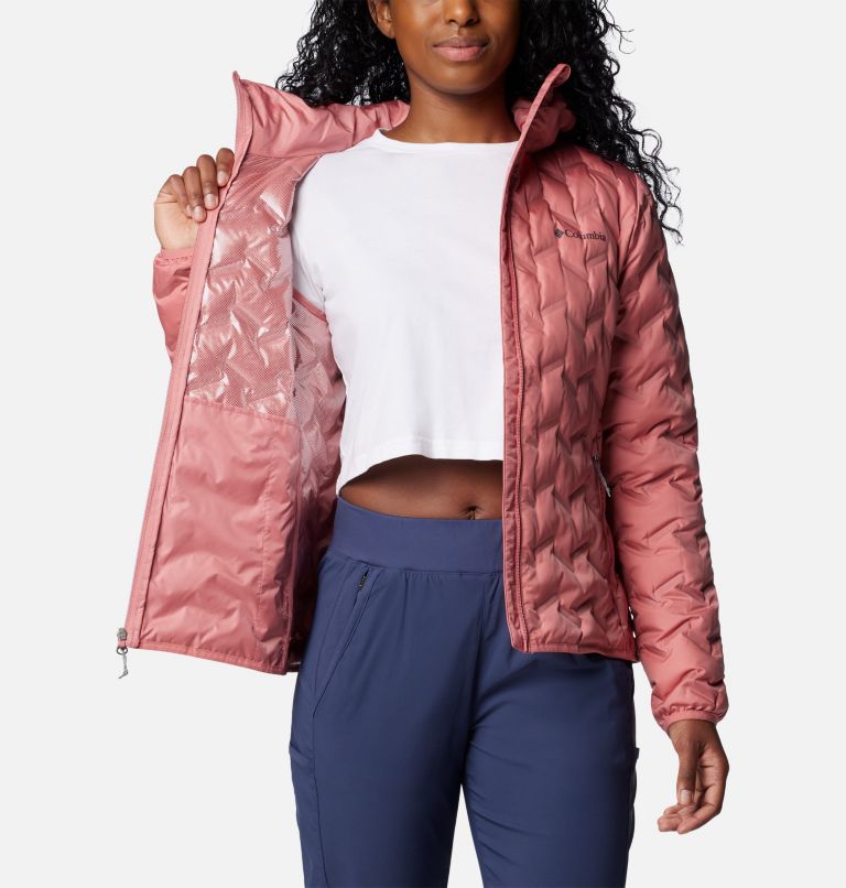 Chaqueta de plumón con capucha Delta Ridge para mujer, Color: Pink Agave, image 5