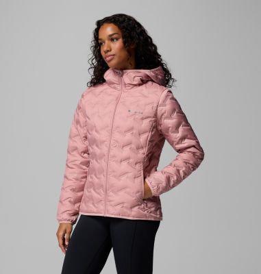 Chaqueta de plumón con capucha Delta Ridge para mujer, Color: Eraser Pink, image 4