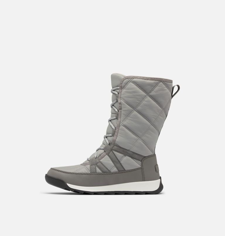 WHITNEY II Plus Tall Women's Waterproof Lace Boot, Color: Chrome Grey, Quarry, image 4