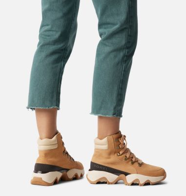 Women's KINETIC IMPACT CONQUEST PLUS Waterproof Sneaker Boots, Color: Tawny Buff, Ceramic, image 2