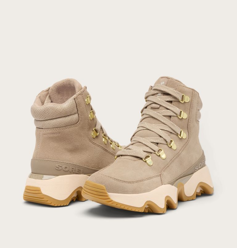 Scarponcini impermeabili stile sneakers KINETIC IMPACT CONQUEST PLUS da donna, Color: Omega Taupe, Gum 17, image 5