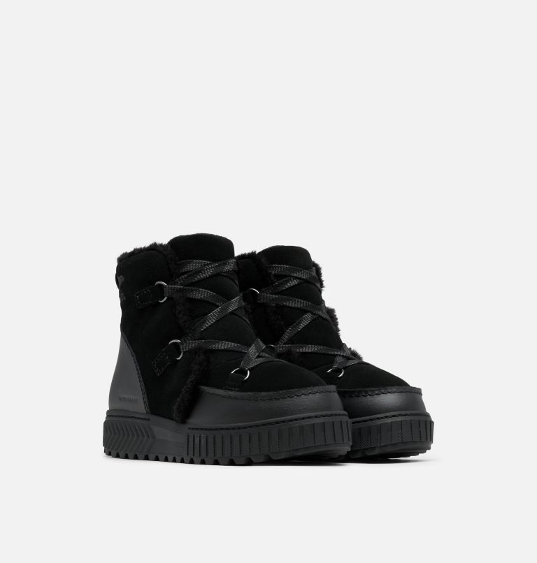 Women's ONA AVE ALPINE Waterproof Winter Boots, Color: Black, Black, image 2