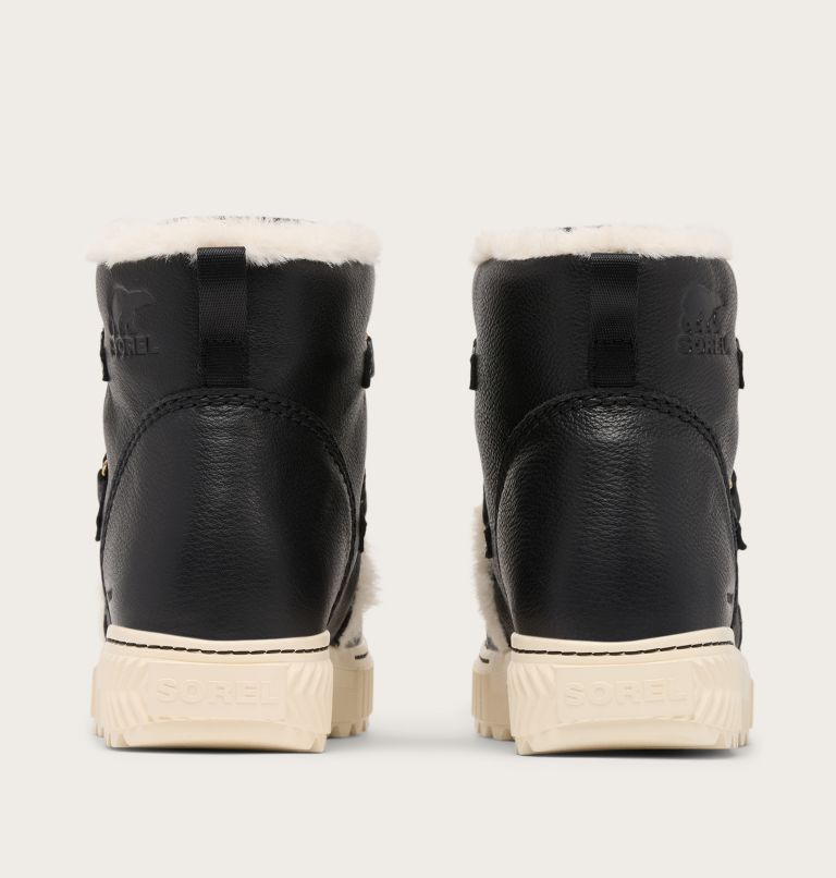 Women's ONA AVE ALPINE Waterproof Winter Boots, Color: Black, Chalk, image 3