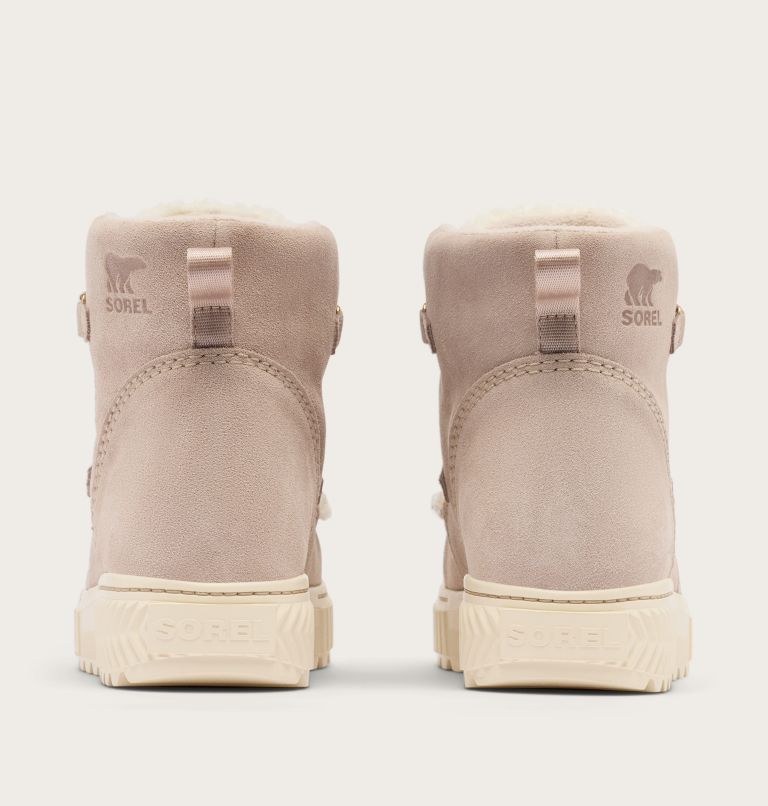 Women's ONA AVE ALPINE Waterproof Winter Boots, Color: Crushed Clay, Chalk, image 3