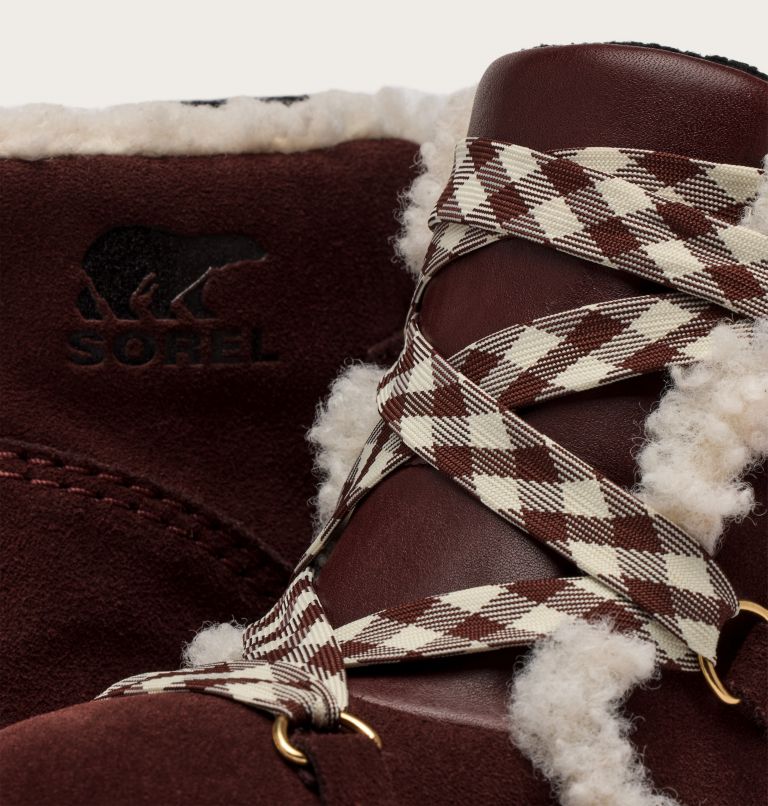 Women's ONA AVE ALPINE Waterproof Winter Boots, Color: Redwood, Gum 2, image 9