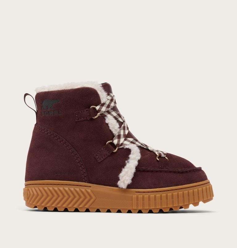Women's ONA AVE ALPINE Waterproof Winter Boots, Color: Redwood, Gum 2, image 1