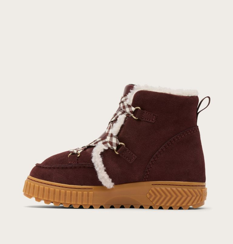 Women's ONA AVE ALPINE Waterproof Winter Boots, Color: Redwood, Gum 2, image 3