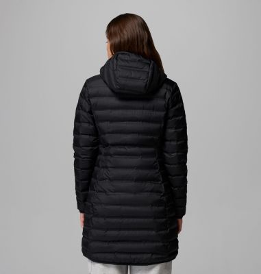 Women's Lake 22 II Down Long Hooded Jacket, Color: Black, image 6