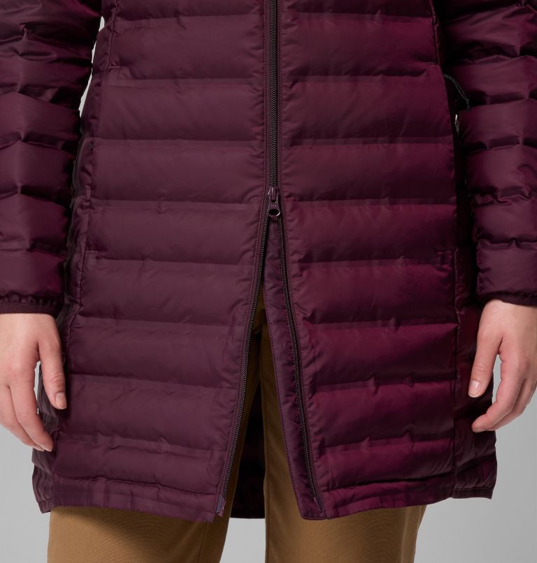 Women's Lake 22 II Down Long Hooded Jacket, Color: Moonvista, image 8