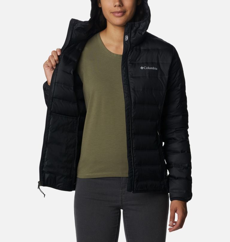 Women's Lake 22 II Down Hooded Jacket, Color: Black, image 5