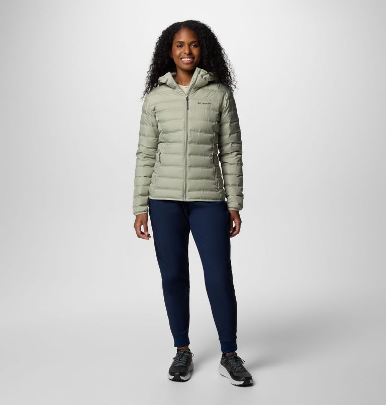 Women's Lake 22 II Down Hooded Jacket, Color: Safari, image 7