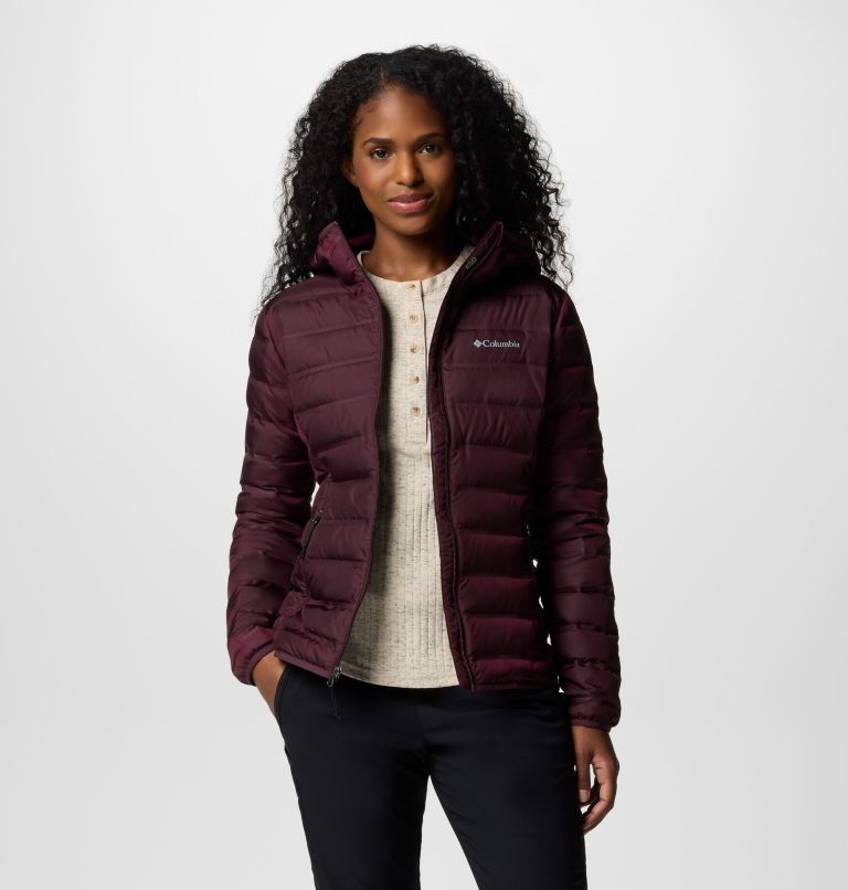 Women's Lake 22 II Down Hooded Jacket, Color: Moonvista, image 5