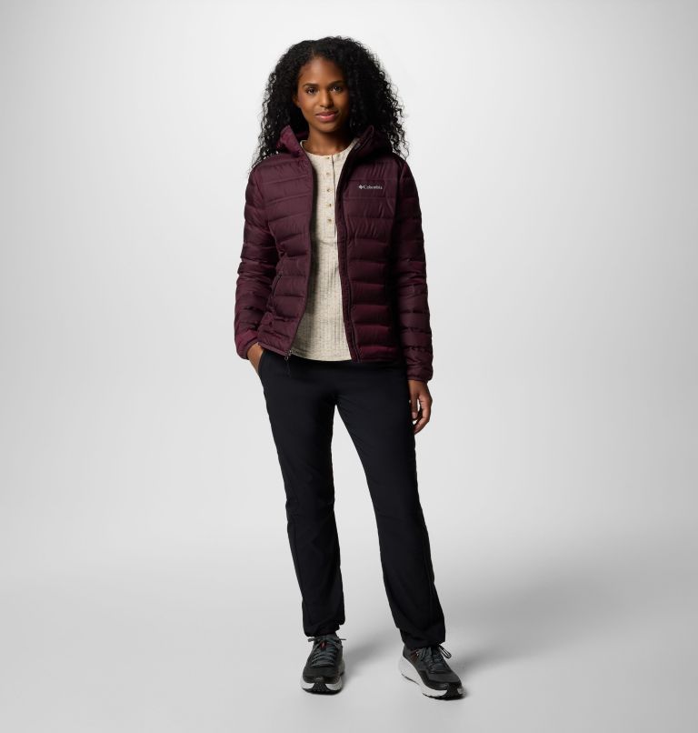 Women's Lake 22 II Down Hooded Jacket, Color: Moonvista, image 6