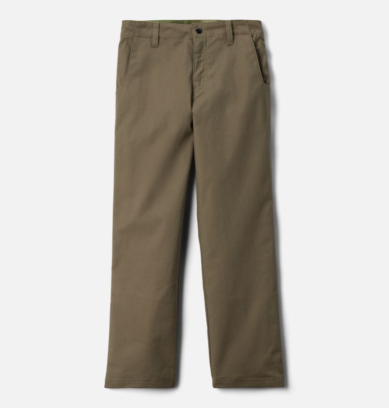Boys' Mt Explorer Lined Pants, Color: Stone Green, image 1