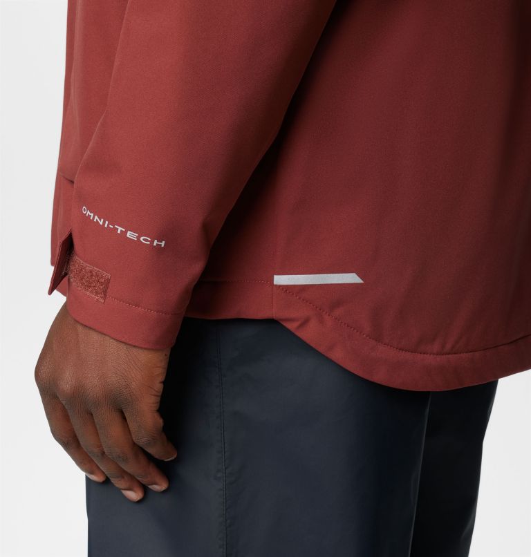 Men's Black Mesa Waterproof Jacket, Color: Spice, image 8