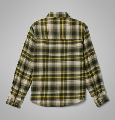 Chemise à manches longues en flanelle Cornell Woods pour garçons, Color: Greenscape Backland Tartan, image 4