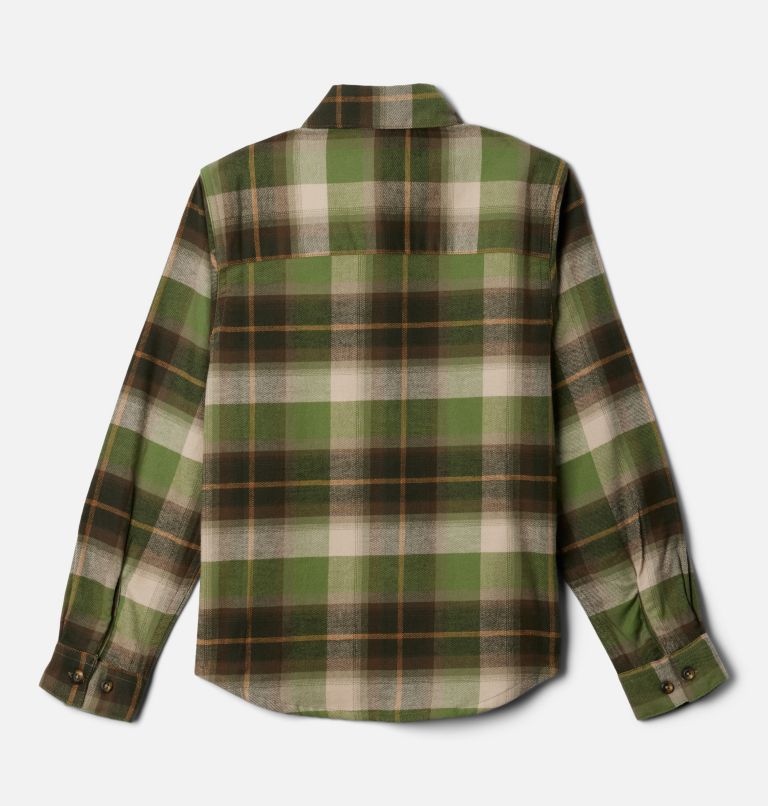 Chemise à manches longues en flanelle Cornell Woods pour garçons, Color: Stone Green Multi Tartan, image 2