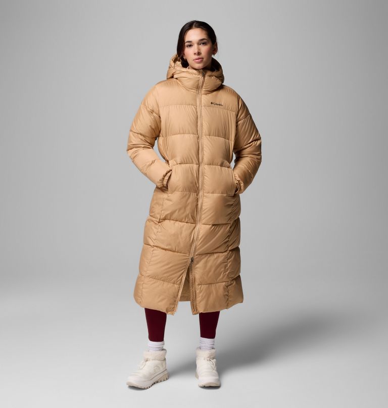 Women's Puffect II Long Jacket, Color: Canoe, image 5