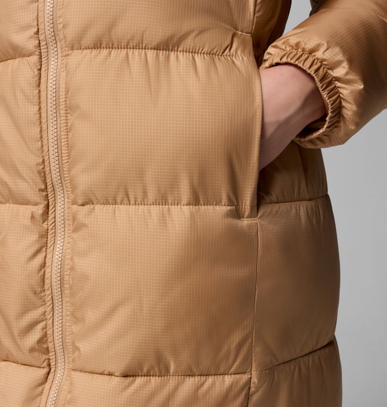 Women's Puffect II Long Jacket, Color: Canoe, image 10