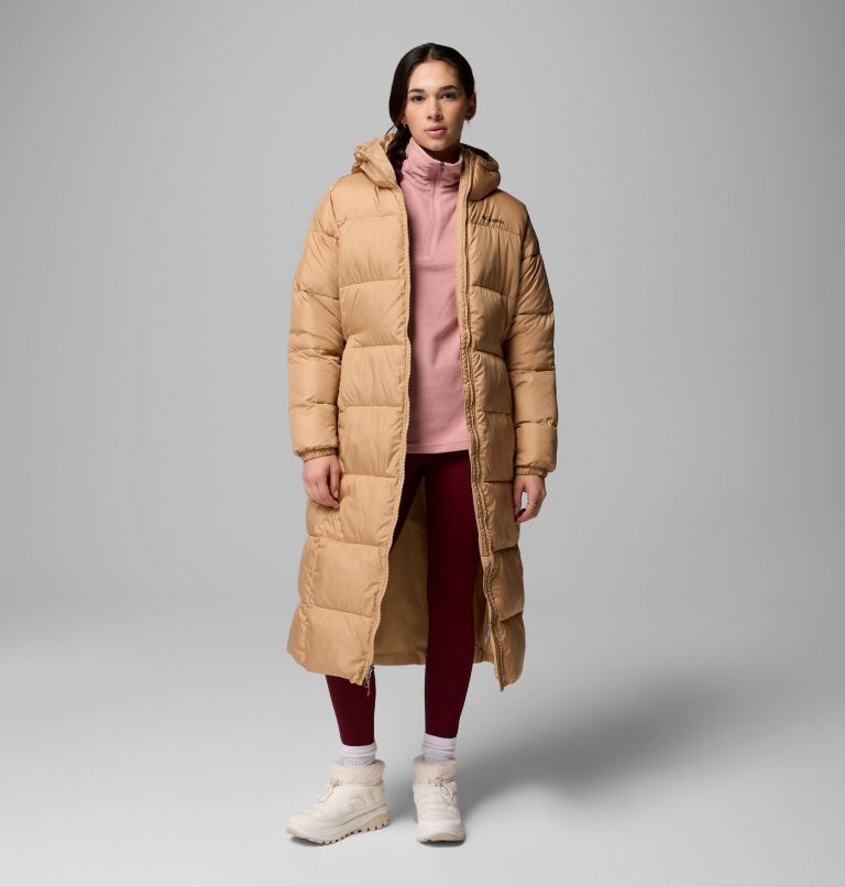 Women's Puffect II Long Jacket, Color: Canoe, image 1