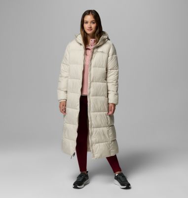 Women's Puffect II Long Puffer Jacket, Color: Dark Stone, image 4