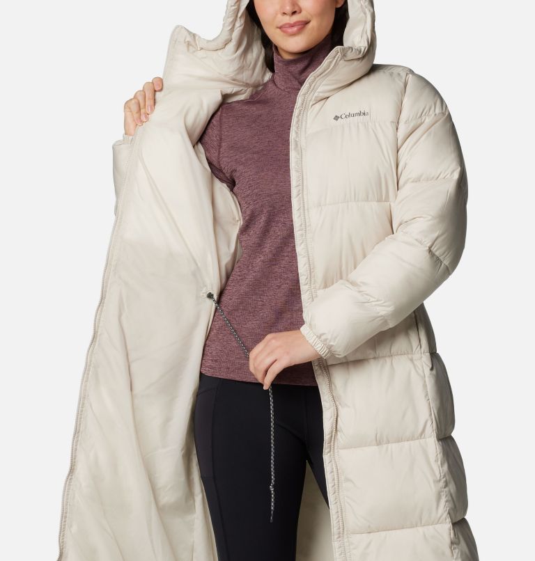 Women's Puffect II Long Puffer Jacket, Color: Dark Stone, image 5