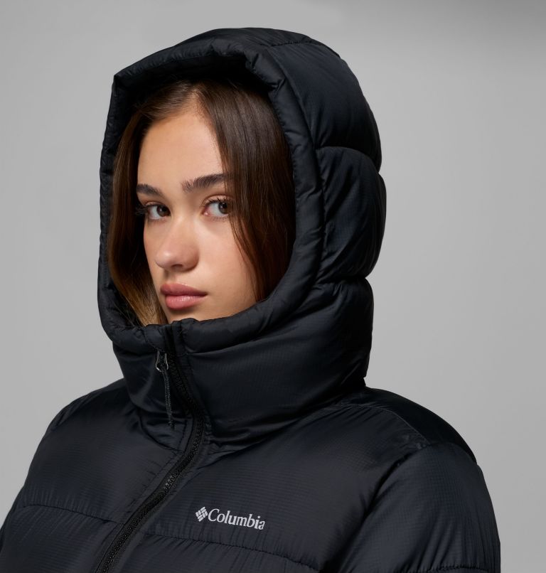 Chaqueta acolchada de largo medio con capucha Puffect II para mujer, Color: Black, image 8