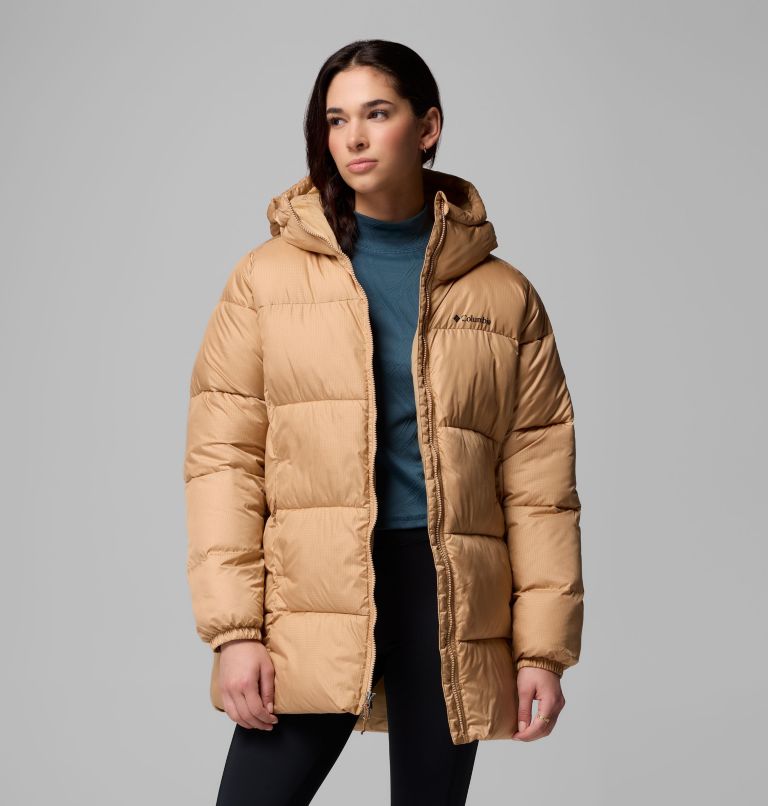 Women's Puffect II Hooded Mid Puffer Jacket, Color: Canoe, image 5