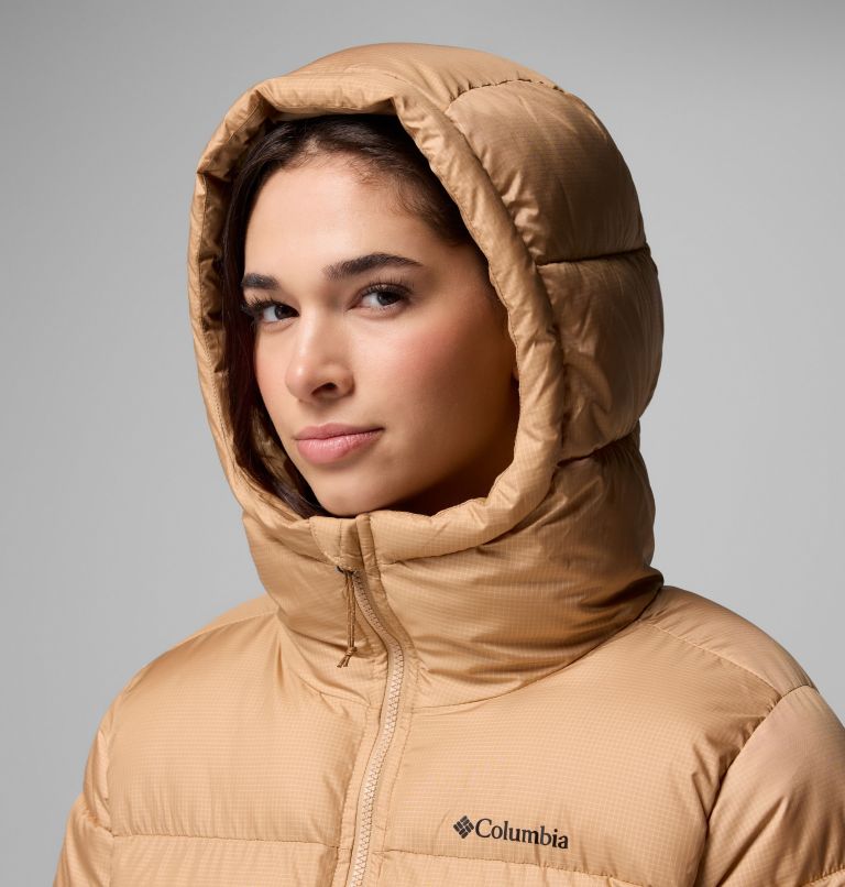 Women's Puffect II Hooded Mid Puffer Jacket, Color: Canoe, image 7