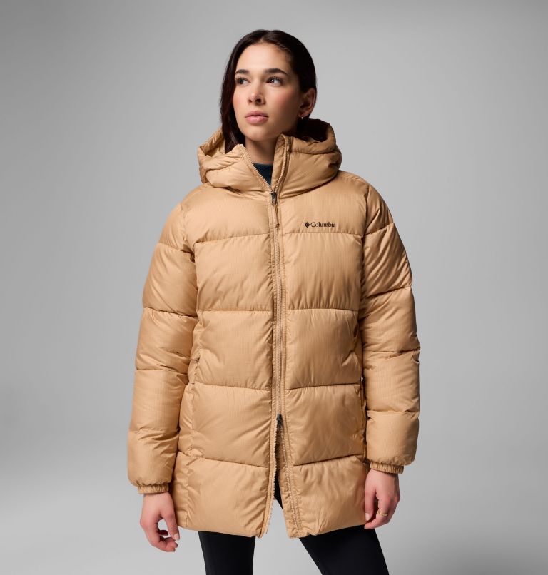 Women's Puffect II Hooded Mid Puffer Jacket, Color: Canoe, image 8