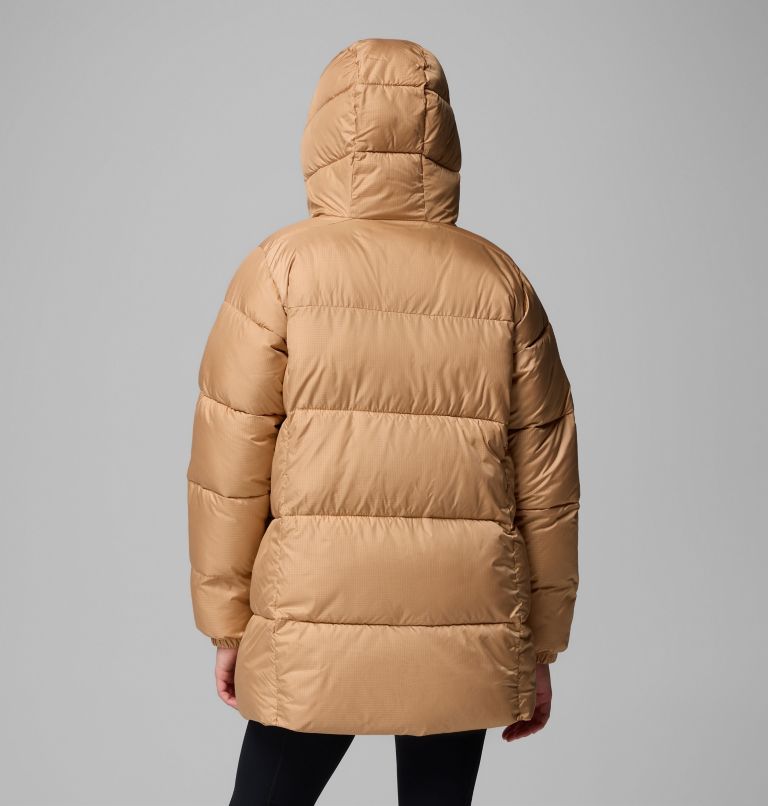 Women's Puffect II Hooded Mid Puffer Jacket, Color: Canoe, image 3