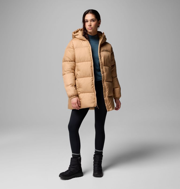 Women's Puffect II Hooded Mid Puffer Jacket, Color: Canoe, image 2