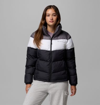 Women's Puffect II Colourblock Puffer Jacket, Color: Black, White, City Grey, image 20