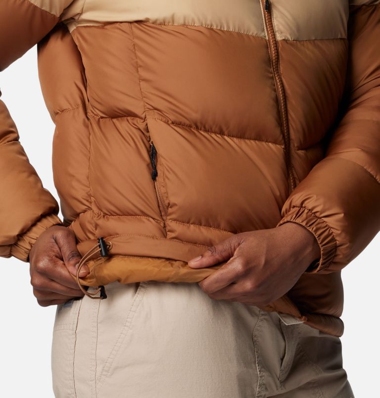 Puffect II Colourblock Puffer-Jacke für Frauen, Color: Camel Brown, Canoe, Chalk, image 6