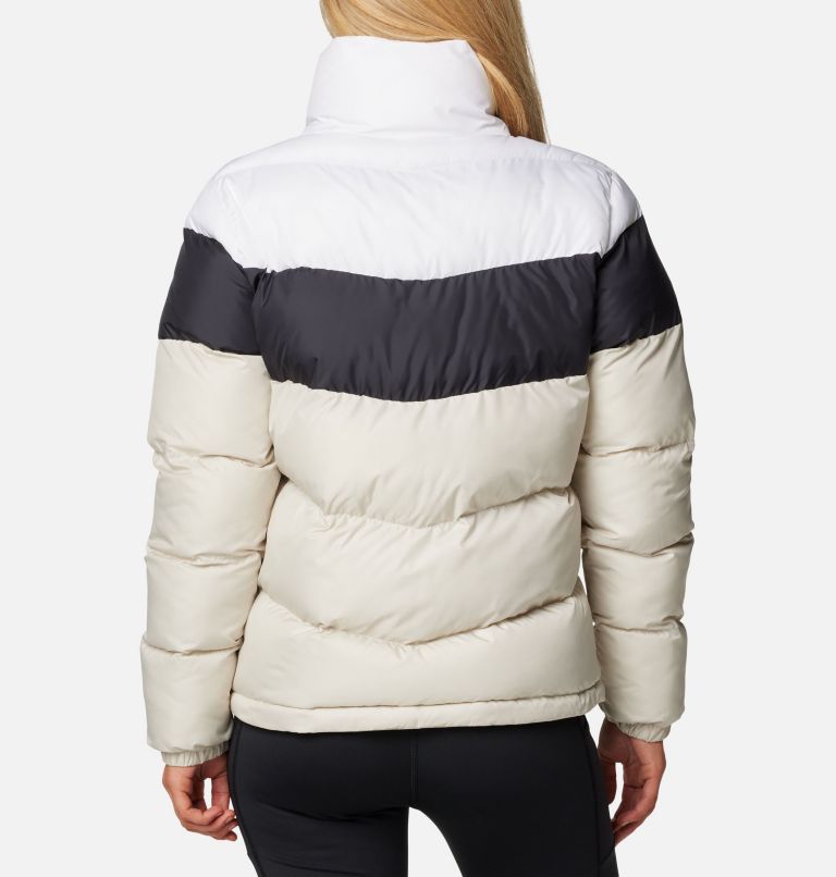 Puffect II Colourblock Puffer-Jacke für Frauen, Color: Dark Stone, Black, White, image 2