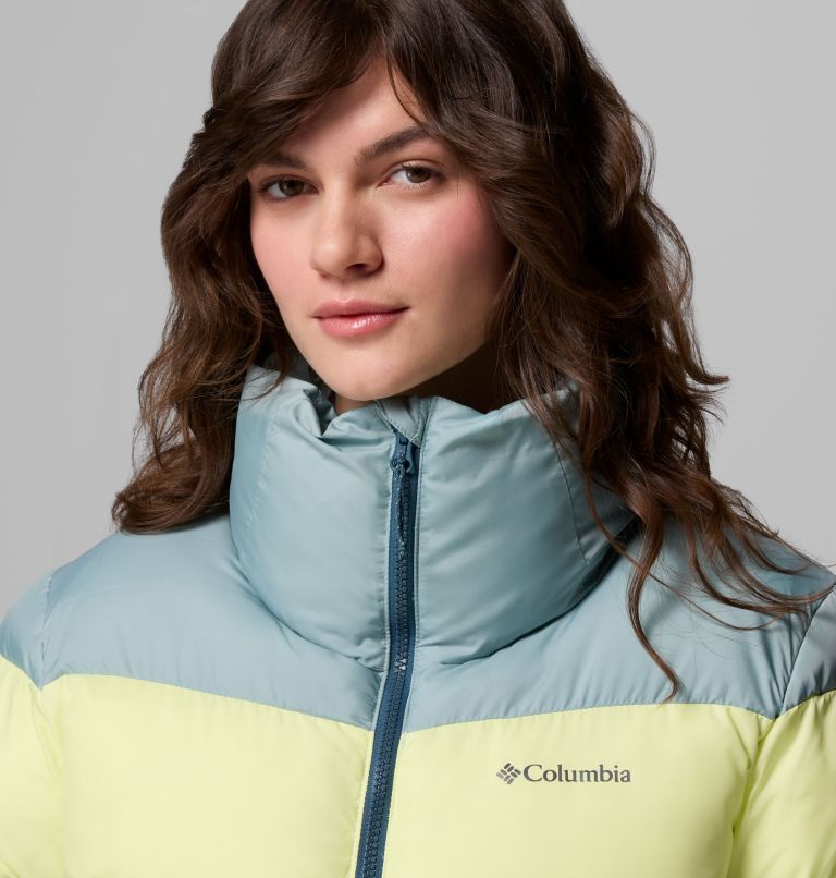Doudoune Color Block Puffect II Femme, Color: Everblue, Citron Haze, Crushed Blue, image 6