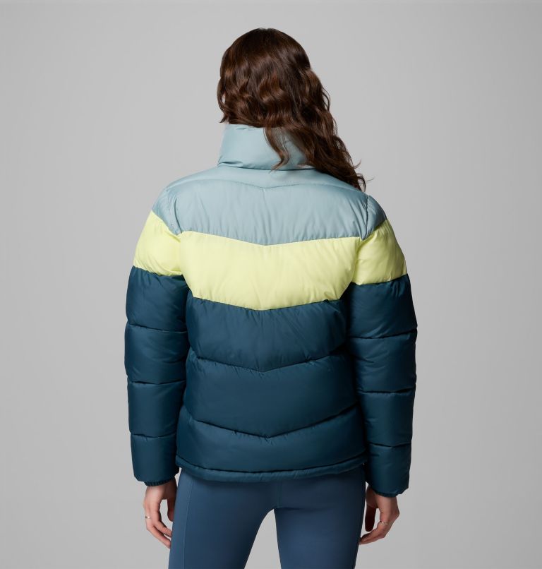 Doudoune Color Block Puffect II Femme, Color: Everblue, Citron Haze, Crushed Blue, image 3