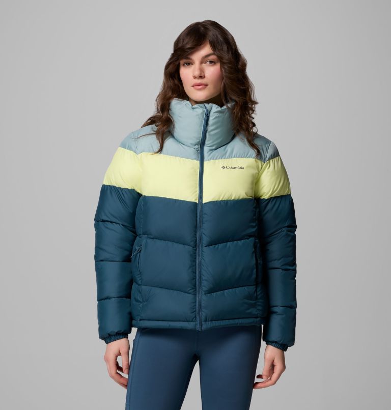Doudoune Color Block Puffect II Femme, Color: Everblue, Citron Haze, Crushed Blue, image 1