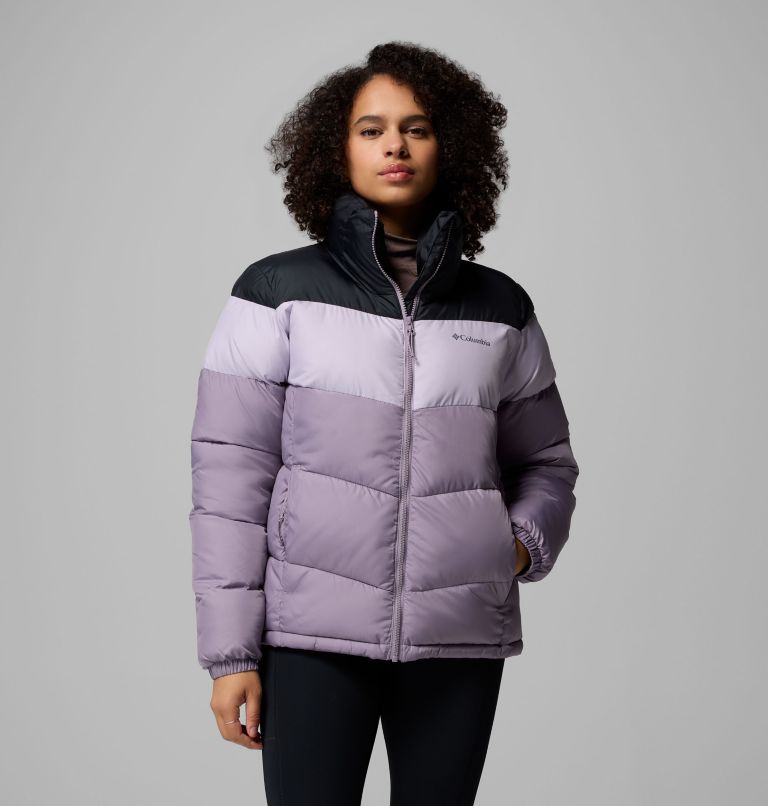 Doudoune Color Block Puffect II Femme, Color: Shale Purple, Lavender Pearl, Black, image 1