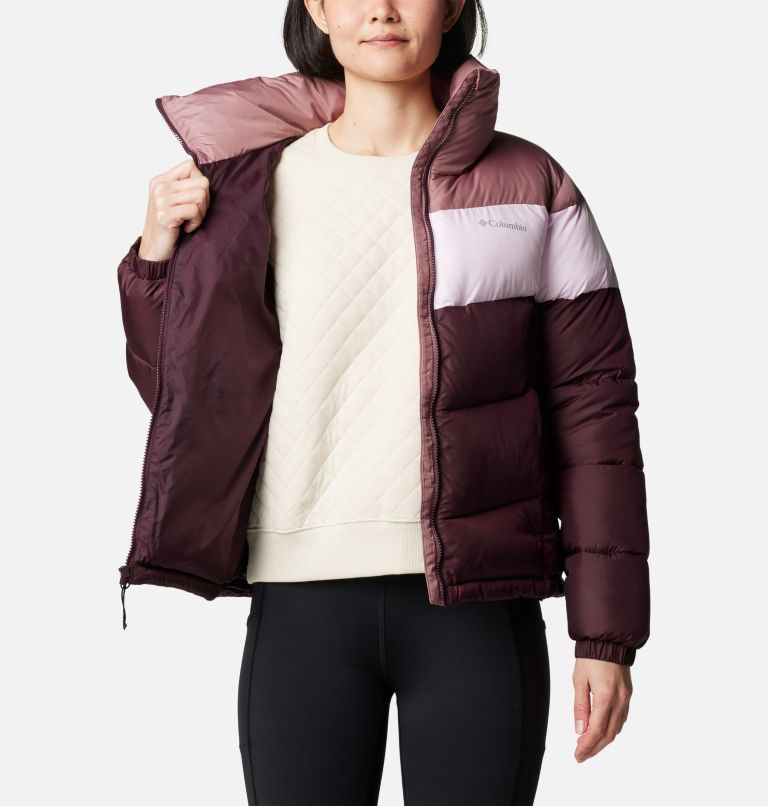Doudoune Color Block Puffect II Femme, Color: Moonvista, Pink Dawn, Fig, image 5
