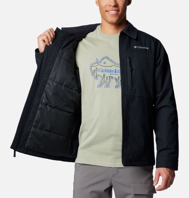 Men's Loma Vista Fusion Insulated Jacket, Color: Black, Black Ripstop, image 5