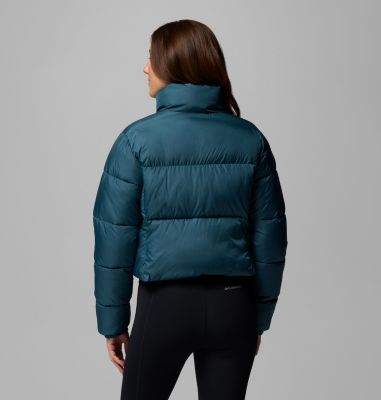 Women's Puffect II Cropped Puffer Jacket, Color: Everblue, image 7