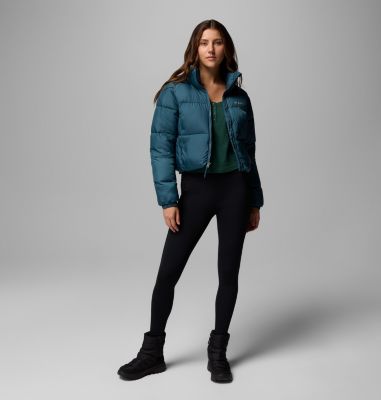 Women's Puffect II Cropped Puffer Jacket, Color: Everblue, image 4