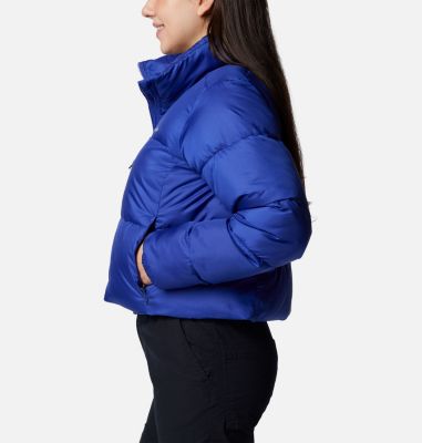 Women's Puffect II Cropped Puffer Jacket, Color: Clematis Blue, image 23