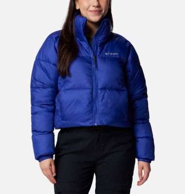Women's Puffect II Cropped Puffer Jacket, Color: Clematis Blue, image 1