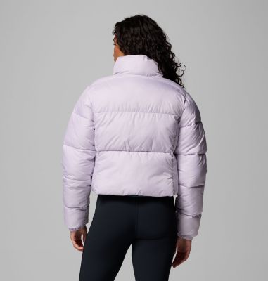 Women's Puffect II Cropped Puffer Jacket, Color: Lavender Pearl, image 11