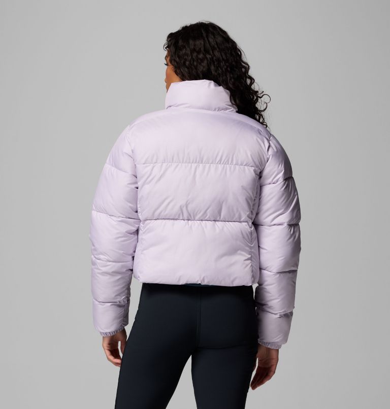 Puffect II gecroppte Puffer-Jacke für Frauen, Color: Lavender Pearl, image 3